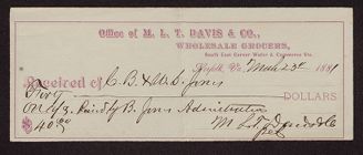 Receipts,  1878-1883